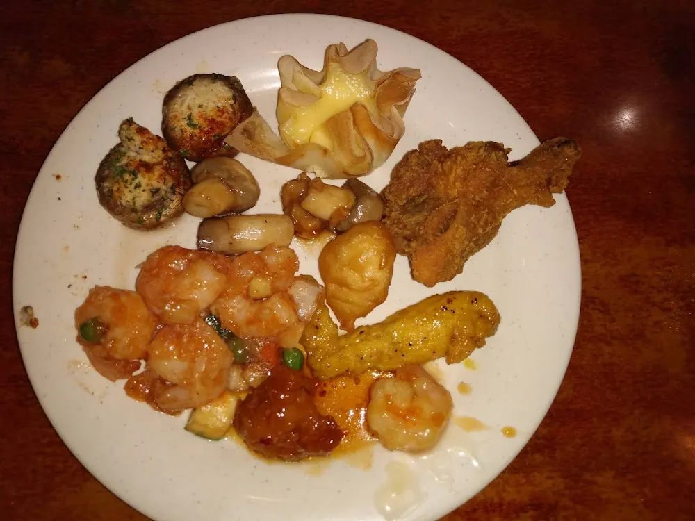 Stuffed Mushrooms Cream Cheese Wonton Chicken and Shrimp